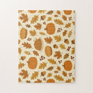 Klassisches Thanksgiving-Muster Puzzle