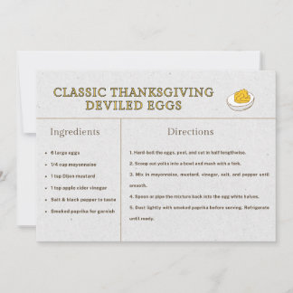Klassisches Thanksgiving-Rezept für Deviled Eggs a