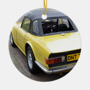 Klassisches TR6 Triumph Sportscar Keramikornament