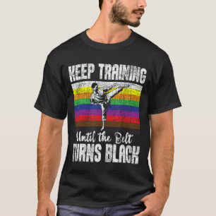 Klassisches Training bis zum schwarzen Gürtel - T-Shirt