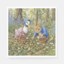 Klassisches Treffen von Kaninchen und Ente beim Sa