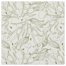 Klassisches trendy Blättermuster des Olivenbaums