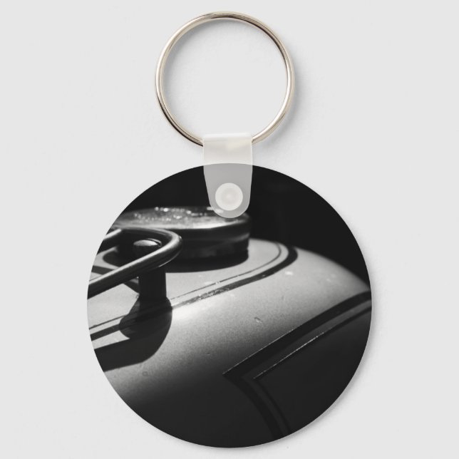 Klassisches Triumph-Motorrad Schlüsselanhänger (Vorderseite)