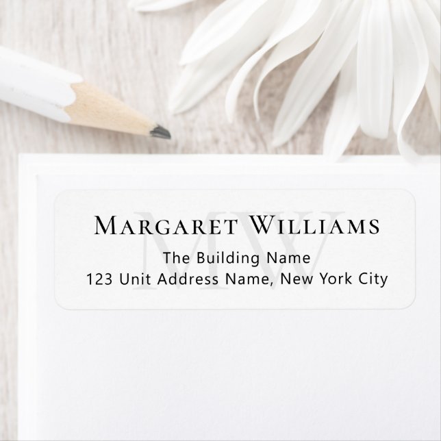 Klassisches Typografie-Monogramm Professionelle Ad (Insitu)