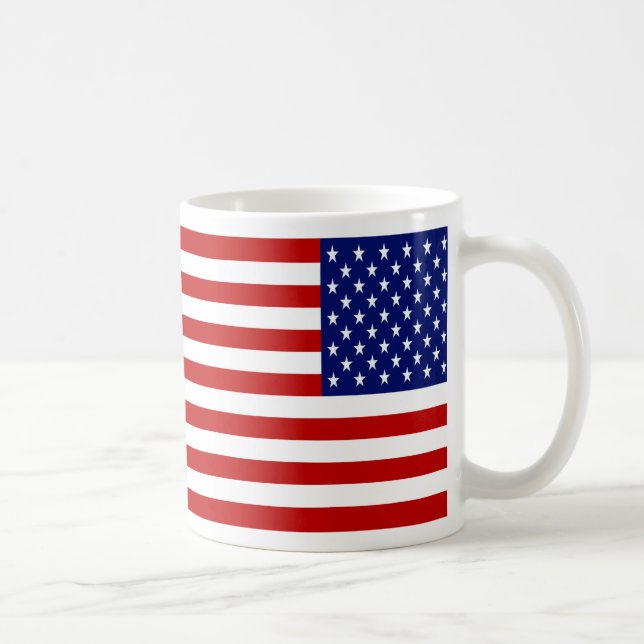 Klassisches und Cooles amerikanisches Flag-Patriot Kaffeetasse (Rechts)