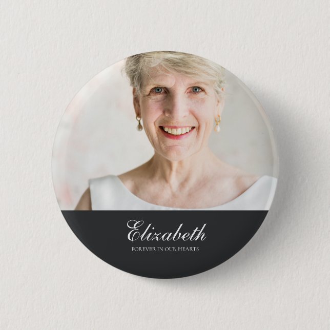 Klassisches und einfaches Foto Button (Vorderseite)