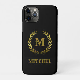 Klassisches und elegantes Gold auf schwarz Persona Case-Mate iPhone Hülle