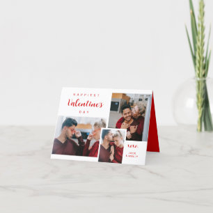 Klassisches Valentinisches Gruß mit Foto Feiertagskarte