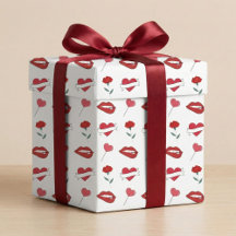 Klassisches Valentinstag-Wrapping Paper