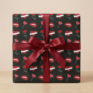 Klassisches Valentinstag-Wrapping Paper Geschenkpapier