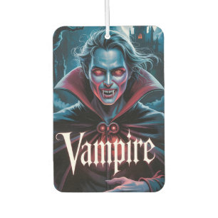 Klassisches Vampir-Filmplakat im Stil von Dracula Autolufterfrischer