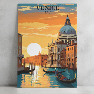 Klassisches Venedig Italien Altstadt Reise Postkar Feiertagskarte
