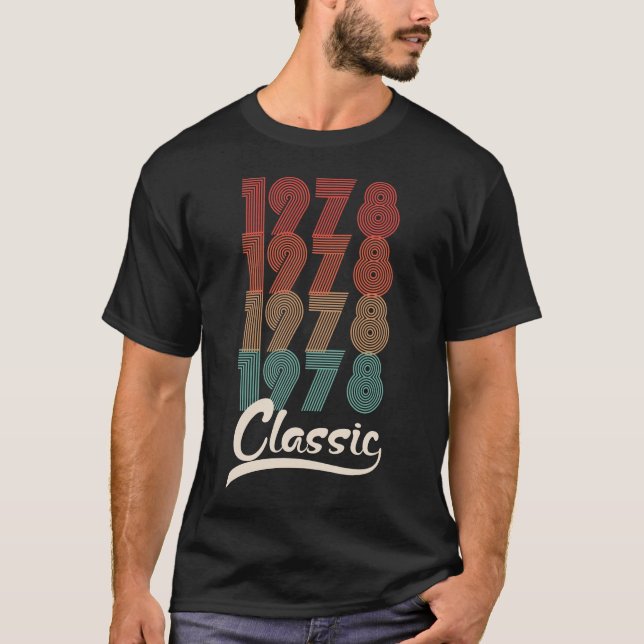 Klassisches Vintag 1978 T-Shirt (Vorderseite)