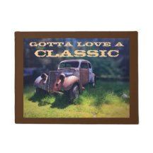 Klassisches Vintage-Auto Man muss ein Klassiker li