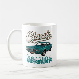 Klassisches Vintage-Auto-T-Shirt-Design für Opa_1 Kaffeetasse