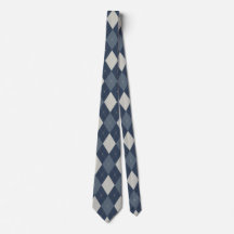 Klassisches Vintage-Blau-Argyle-Karo 