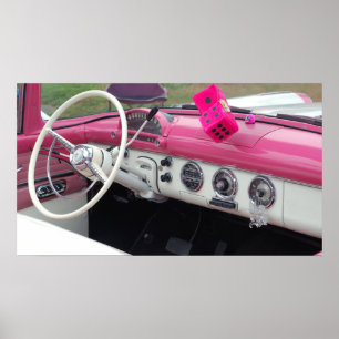 Klassisches Vintage Car Poster