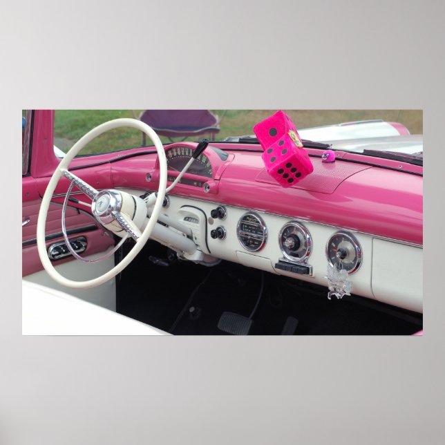 Klassisches Vintage Car Poster (Vorne)