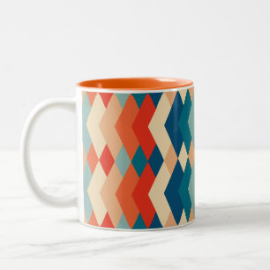 klassisches Vintage-Design, retro-inspiriert Zweifarbige Tasse