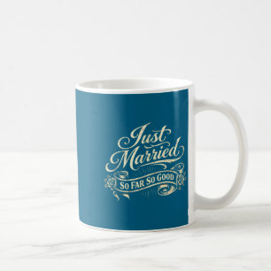 Klassisches Vintage-Paar verheiratet lustig frisch Kaffeetasse