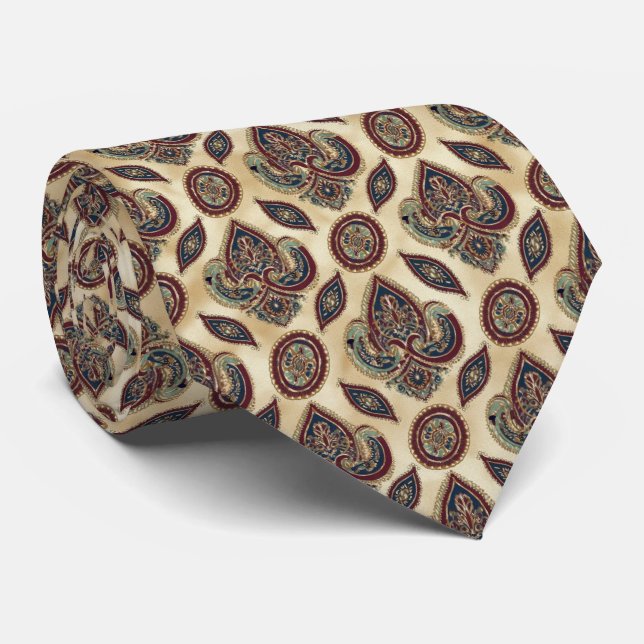 Klassisches Vintage-Paisleymuster Krawatte (Gerollt)