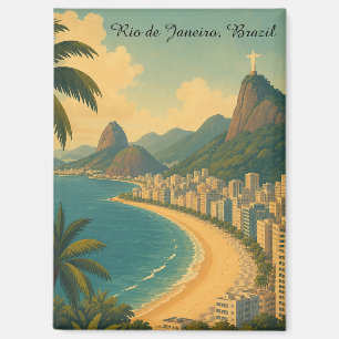 Klassisches Vintage Rio de Janeiro Brasilien Copac Magnet