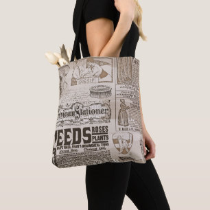 Klassisches Vintage-Samen-Tasche-Design