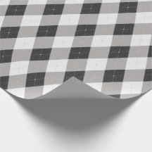 Klassisches vintage schwarzes Argyle-Karopapier