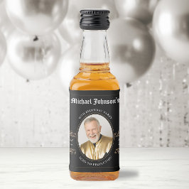 Klassisches Vintages Alter bis Perfektion 50. Gebu Alkoholflaschenetikett