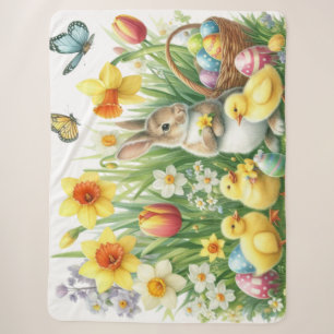 Klassisches/Vintages Federhasen/Huhn Sherpadecke