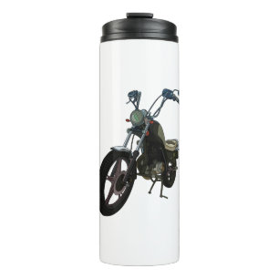 Klassisches Vintages Motorrad Thermosbecher