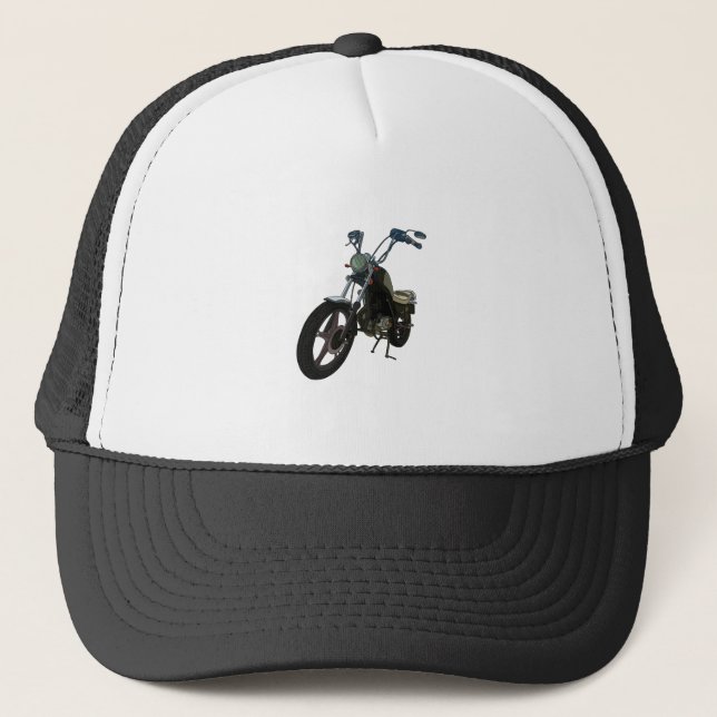 Klassisches Vintages Motorrad Truckerkappe (Vorderseite)