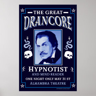 Klassisches Vintages viktorianisches Hypnotist-Pos Poster