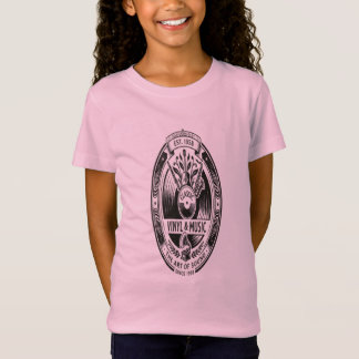 Klassisches Vinyl- & Musik Vintage Retro Mädchen T T-Shirt