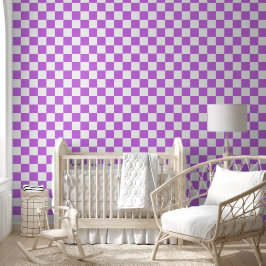 Klassisches visuelles Magenta-Schachbrett  Tapete