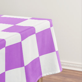 Klassisches visuelles Magenta-Schachbrettmuster  Tischdecke