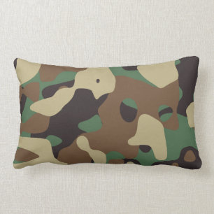 Klassisches Waldmuster-Camouflagethrow-Kissen Lendenkissen