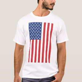 Klassisches Waving American Flag Design T-Shirt