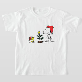 klassisches Weihnachten Snoopy und Woodstock T-Shirt