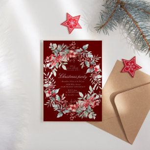 Klassisches Weihnachtsgebirge Weihnachtsgebäck - P Einladung
