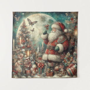 Klassisches Weihnachtsgeschenk Wandteppich
