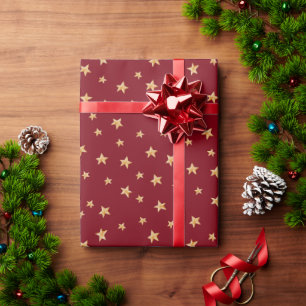 Klassisches Weihnachtsmuster Geschenkpapier