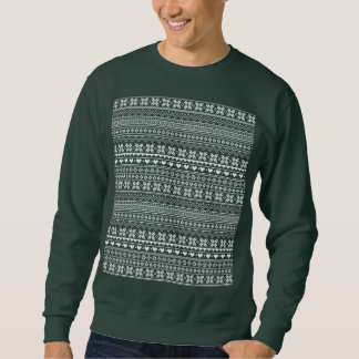 Klassisches Weihnachtspullover-Muster Sweatshirt