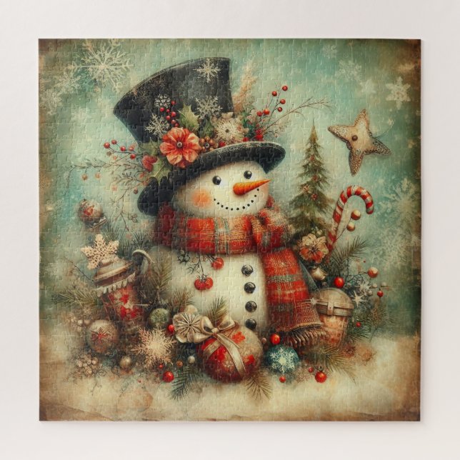 Klassisches Weihnachtspuzzle Puzzle (Vertikal)