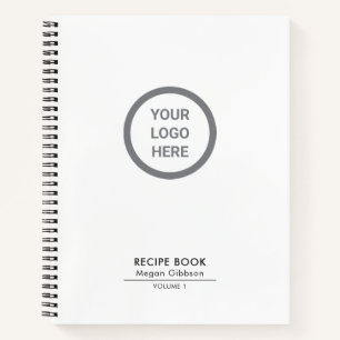 Klassisches White Custom Logo Corporate Giveaway Notizbuch