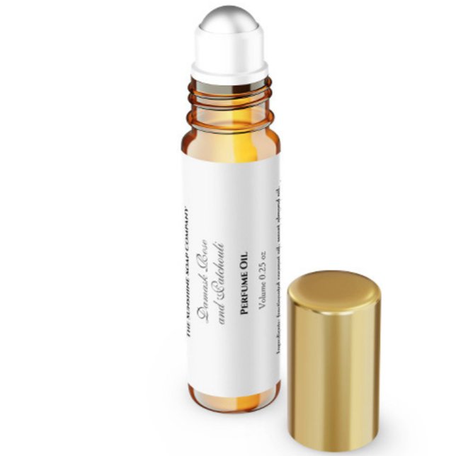 Klassisches White Parfüm Roller Flaschenetikett Wasserflaschenetikett (Von Creator hochgeladen)