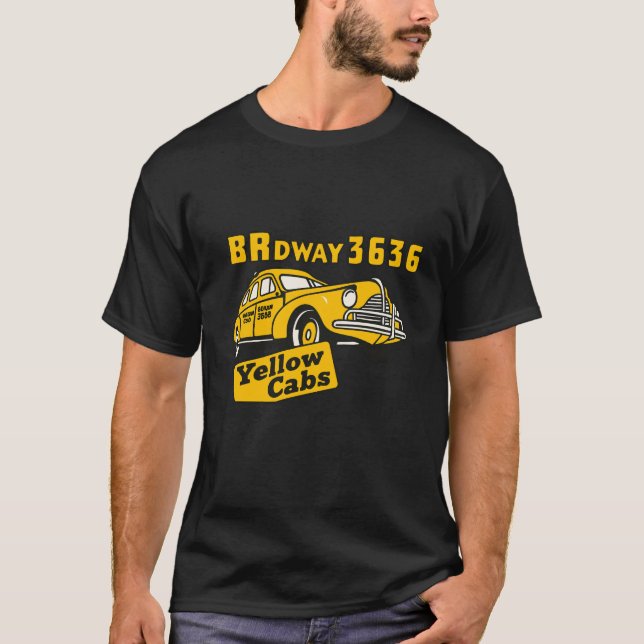 Klassisches Yellow Cab T-Shirt (Vorderseite)