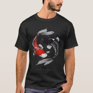 Klassisches Yin-Yang Koi T-Shirt