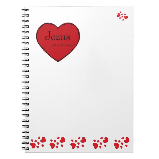 Klasyczny spiralny notatnik Jezus jest moim Panem! Notizblock (Vorderseite)