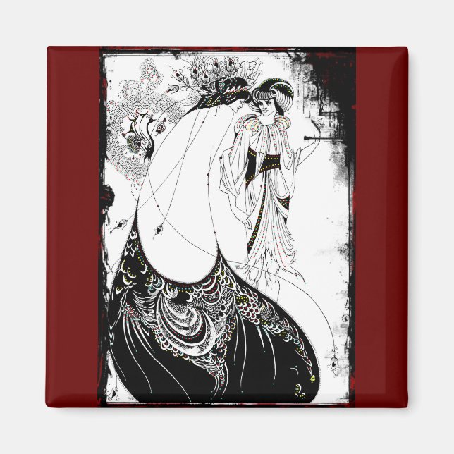 Klatschen in ihren Extravaganten Kleider Magnet (Vorne)